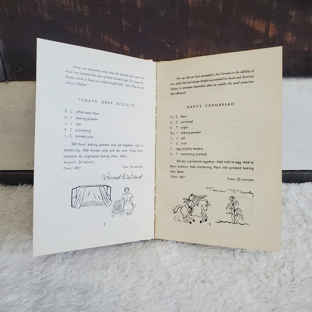 𝅺VINTAGE VTG Operation Vittles 1949 Hardcover Recipe Cookbook